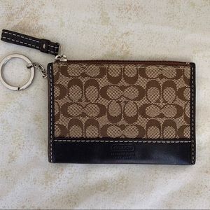 Coach keychain coin purse